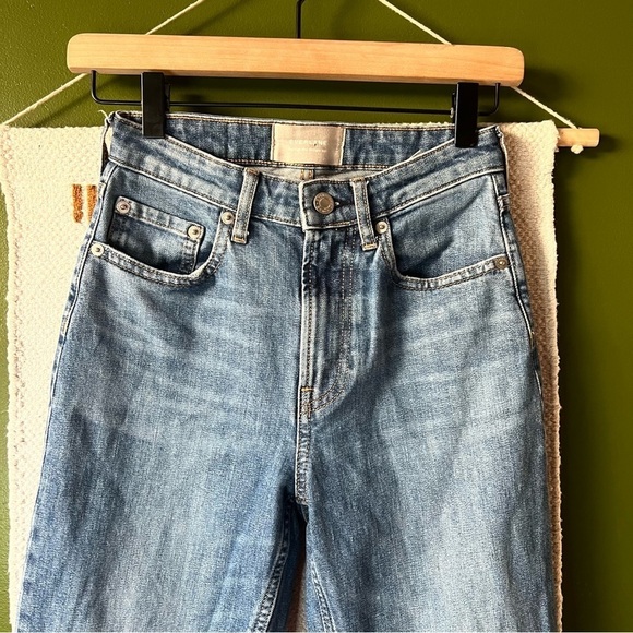 EVERLANE high rise straight jeans blue size 24 - Picture 3 of 10